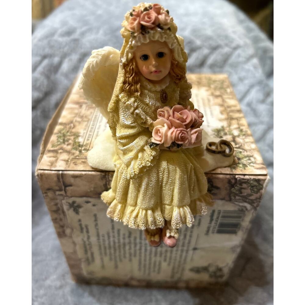 Boyds Collection Wee Folkstone Felicity Angelbliss Shelf Sitter Wedding Angel